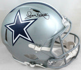 Tony Dorsett Autographed Dallas Cowboys F/S Speed Authentic Helmet- Beckett W Au