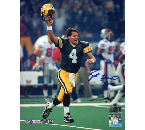 Brett Favre Signed Green Bay Packers Unframed 8x10 NFL Photo "The Kid"