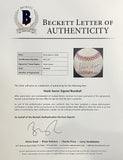Hank Aaron Signed Milwaukee Braves National League Baseball BAS LOA AB51347
