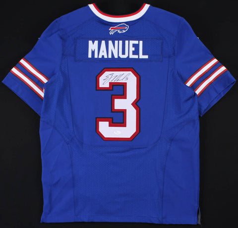 E.J. Manuel Signed Buffalo Bills Custom Jersey (JSA COA) Florida State Q.B.
