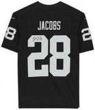 Framed Josh Jacobs Las Vegas Raiders Autographed Black Nike Limited Game Jersey