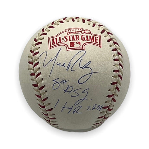 Manny Ramirez Signed Autographed ASG Baseball w/ Inscriptions JSA
