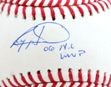 Ryan Howard Autographed Rawlings OML Baseball w/06 NL MVP-JSA W *Blue