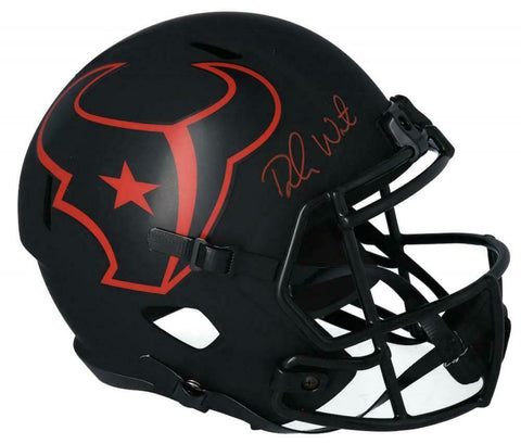 DESHAUN WATSON Autographed Texans Eclipse Full Size Speed Helmet FANATICS
