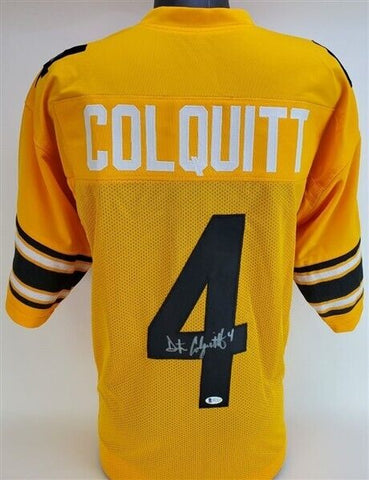 Dustin Colquitt Signed Pittsburgh Steeler Jersey (Beckett COA) Super Bowl Champ