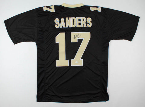 Emmanuel Sanders Signed New Orleans Saints Jersey (Beckett COA) 2xPro Bowl W.R.