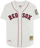 Pedro Martinez Bost Red Sox Signed Mitchell & Ness Jersey w/04 WS Champs Ins