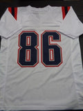 Devin Asiasi Signed New England Patriot Jersey (JSA COA) 2020 3rd Round Pick TE