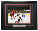 P.K. Subban Signed Framed 11x14 New Jersey Devils Hockey Photo JSA