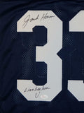Jack Ham Autographed Blue College Style Jersey W/ Linebacker U- JSA W Auth