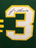 Jose Canseco Signed Oakland Athletics 35" x 42" Custom Framed Jersey (JSA COA)