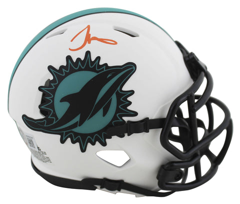 Dolphins Tyreek Hill Authentic Signed Lunar Speed Mini Helmet BAS Witnessed