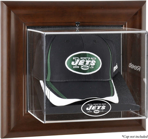 New York Jets Brown Framed Baseball Cap Case - Fanatics