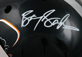 Barry Sanders Autographed Ok. State F/S Schutt Black Helmet Orange Mask-BAW Holo