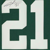 Charles Woodson Packers Signed Green M&N Super Bowl XLV Throwback Replica Jersey