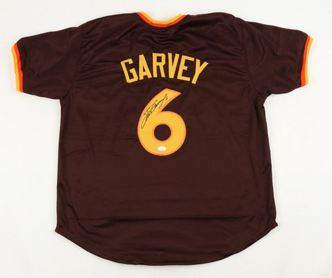 Steve Garvey Signed San Diego Padre Jersey (JSA) 10xAll Star 1B / 1984 NLCS MVP