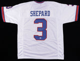Sterling Shepard Signed Giants Jersey (Beckett Holo) New York's #2 Pk 2016 Draft