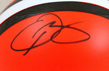 Odell Beckham Signed Cleveland Browns Mini Helmet-Beckett W Hologram *Black
