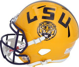 Patrick Queen LSU Signed CFP 2019 National Champs Rep Helmet & "19 Champs" Insc