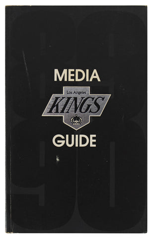 1989-90 Los Angeles Kings Media Guide Un-signed