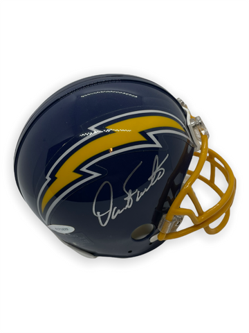 Dan Fouts Signed Autographed Chargers Mini Helmet Tristar