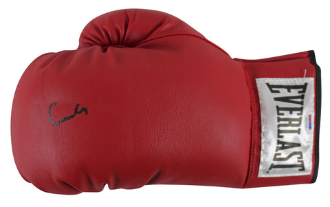 Muhammad Ali "Cassius Clay" Signed Red Everlast Boxing Glove PSA Itp #5A02786