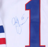 Jamie Langenbrunner Twice-Signed 2010 Team USA Olympic Hockey Jersey (JSA COA)