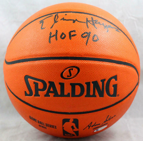 Elvin Hayes Autographed Official NBA Spalding Basketball - Beckett W Auth *Black