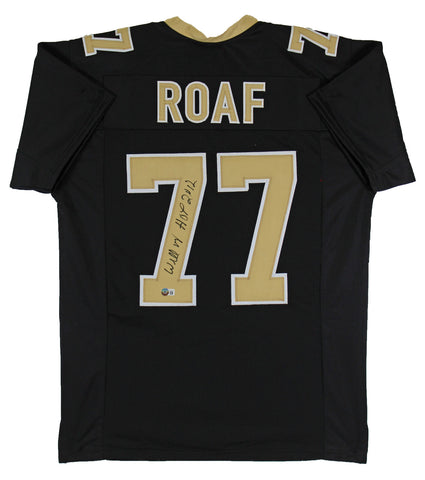 Willie Roaf "HOF 12" Authentic Signed Black Pro Style Jersey BAS Witnessed