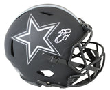 Cowboys Emmitt Smith Signed Eclipse Full Size Speed Proline Helmet BAS Witnessed