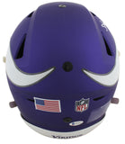 Vikings Randy Moss "SCH" Signed Speed Flex Full Size Helmet BAS Witnessed