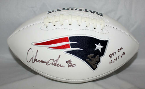 Irving Fryar Autographed New England Patriots Logo Football SGC Authentic 2 INSC