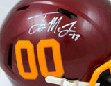 Terry McLaurin Signed Washington Football Team Speed Mini Helmet-Beckett W Holo