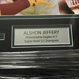 FRAMED Autographed/Signed ALSHON JEFFERY Philadelphia Eagles 16x20 Photo JSA COA
