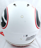Nick Chubb Autographed Georgia Bulldogs F/S AMP Speed Authentic Helmet-BAW Holo