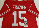 Tommie Frazier Signed Nebraska Cornhuskers Jersey (JSA COA) 1994 & 1995 Champs