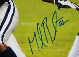 Marion Barber Autographed Dallas Cowboys 16x20 Running Blue Jsy Photo-BAW Holo