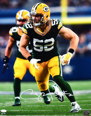 Clay Matthews Autographed Green Bay Packers 16x20 Stance Photo - JSA W *White