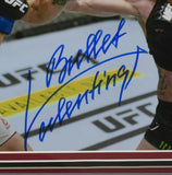 Valentina Bullet Shevchenko Signed Framed 8x10 UFC Photo PSA/DNA ITP