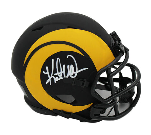 Kurt Warner Signed Los Angeles Rams Speed Eclipse NFL Mini Helmet