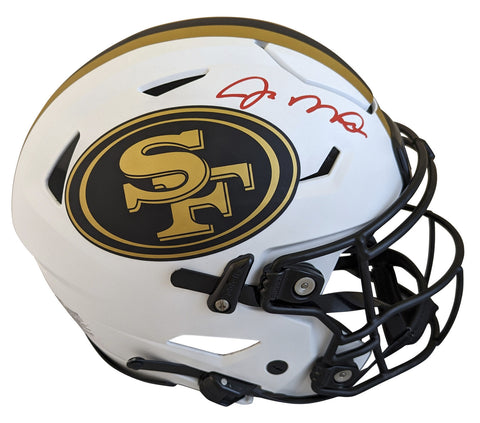 49ers Joe Montana Authentic Signed Lunar Speed Flex Full Size Helmet Fanatics