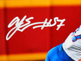 AJ Epenesa Autographed 8X10 Bills Vs Chiefs HM Photo- Beckett W Hologram *White