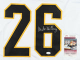 Mike Milbury Signed Bruins Throwback Jersey (JSA) Boston Defenseman 1974-1987