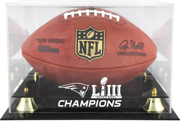 New England Patriots Super Bowl LIII Champions Golden Classic Football Logo Case