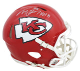 Chiefs Tony Gonzalez "HOF 19" Signed Full Size Speed Proline Helmet BAS Witness