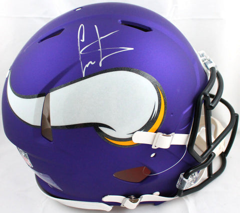 Cris Carter Autographed Vikings Speed Authentic F/S Helmet-Beckett W Hologram