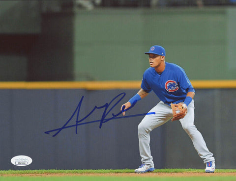 Addison Russell Signed Chicago Cubs 8x10 Photo (JSA COA)