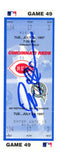 Deion Sanders Signed Cincinnati Reds 7/22/1997 vs Marlins Ticket BAS 37220