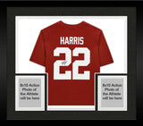 Framed Najee Harris Alabama Crimson Tide Signed Red Game Jersey