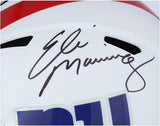 Eli Manning NY Giants Signed Flat White Alternate Replica Helmet